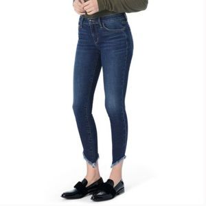 Joe's Jeans Diagonal Raw Hem Icon Midrise Skinny Ankle Jean in Joni